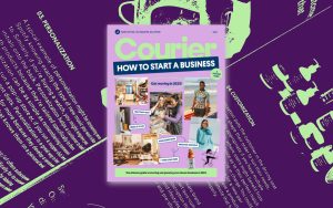 Branding insights from the business publication Courier magazine in 2023.